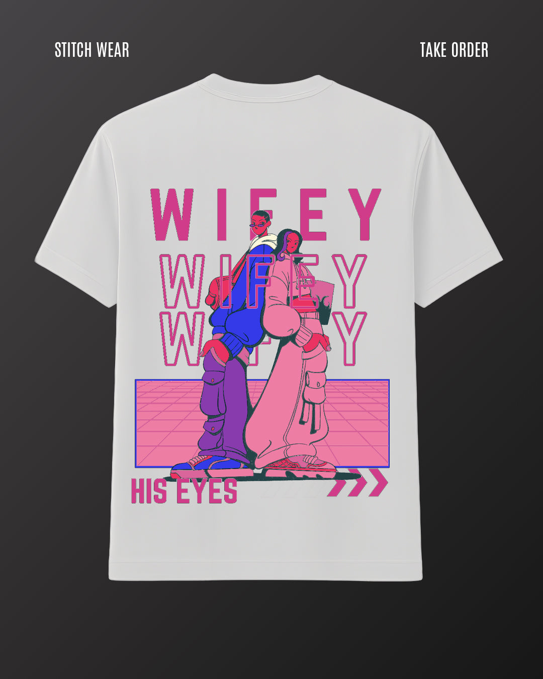 COUPLE T-SHIRT SNIPPER WIFFEY TREND