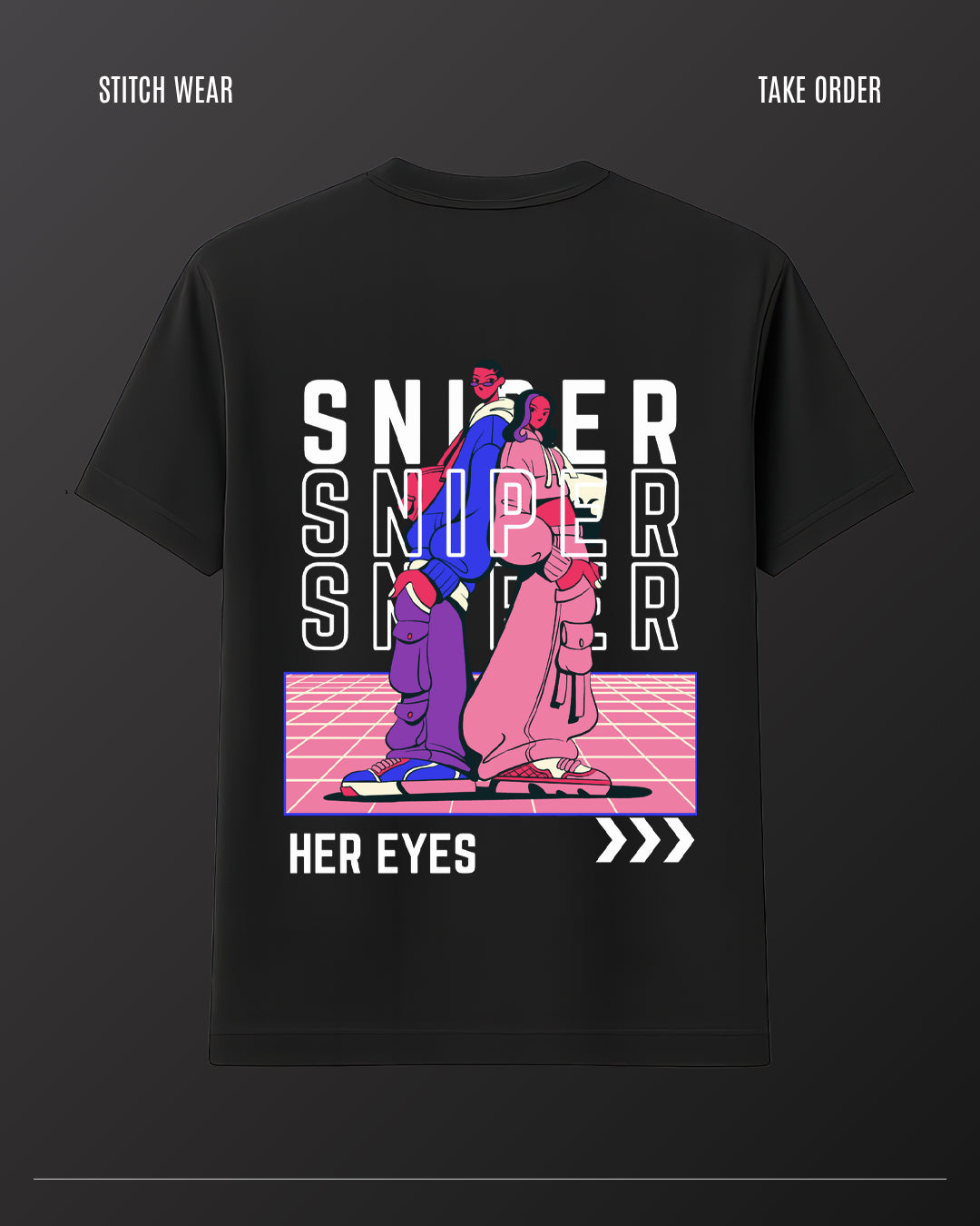 COUPLE T-SHIRT SNIPPER WIFFEY TREND